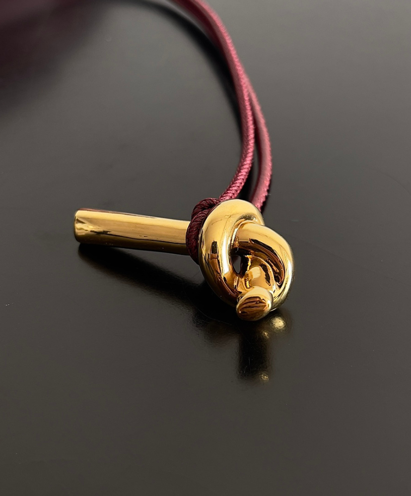 Andiamo Long Small Leather Clutch