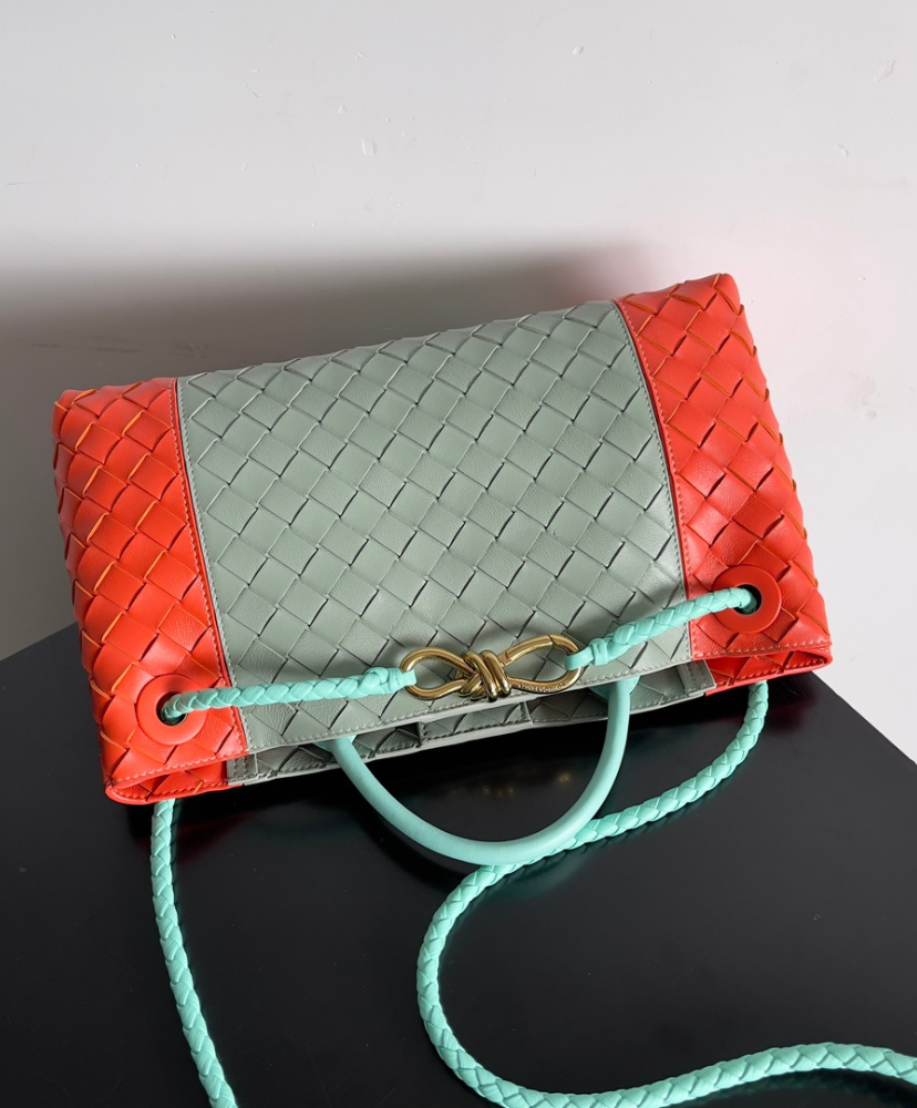 East/West Andiamo Bag in Intrecciato Leather