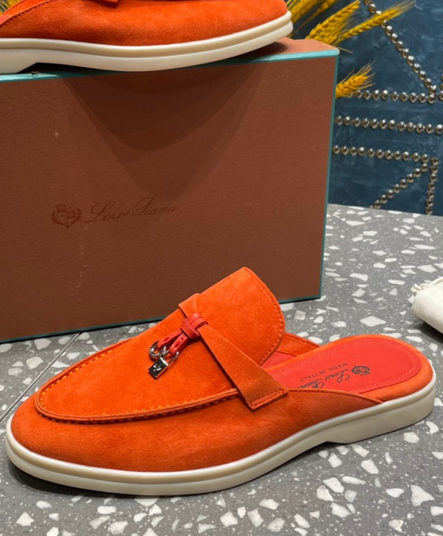 Babouche Charms Walk Mules