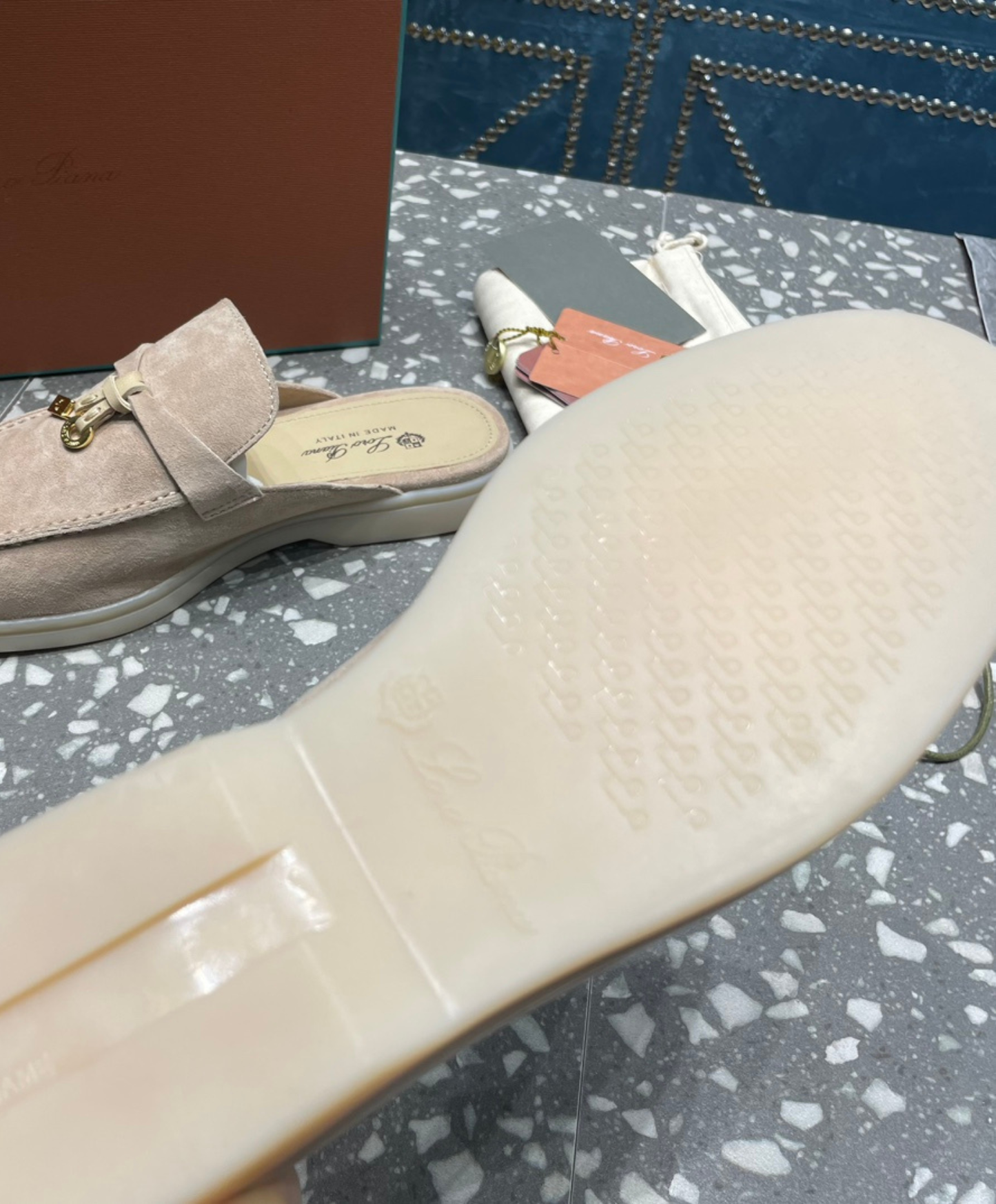 Babouche Charms Walk Mules