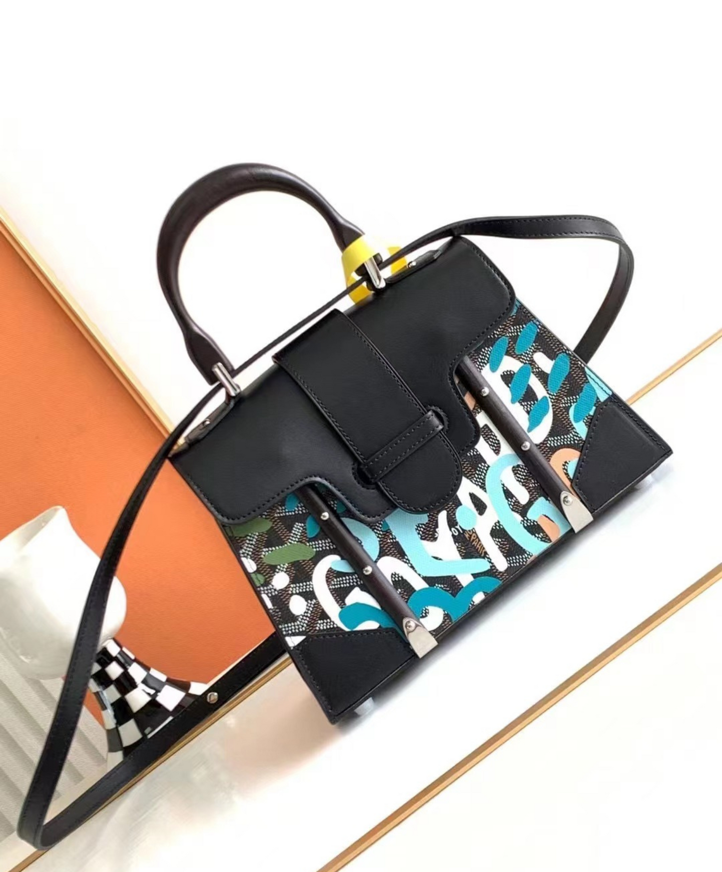 Saigon Structure Mini Bag Lettres Camouflage