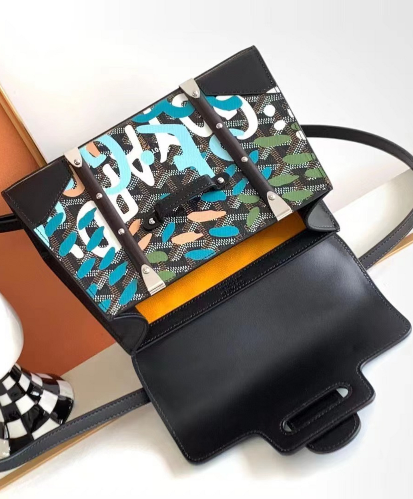 Saigon Structure Mini Bag Lettres Camouflage