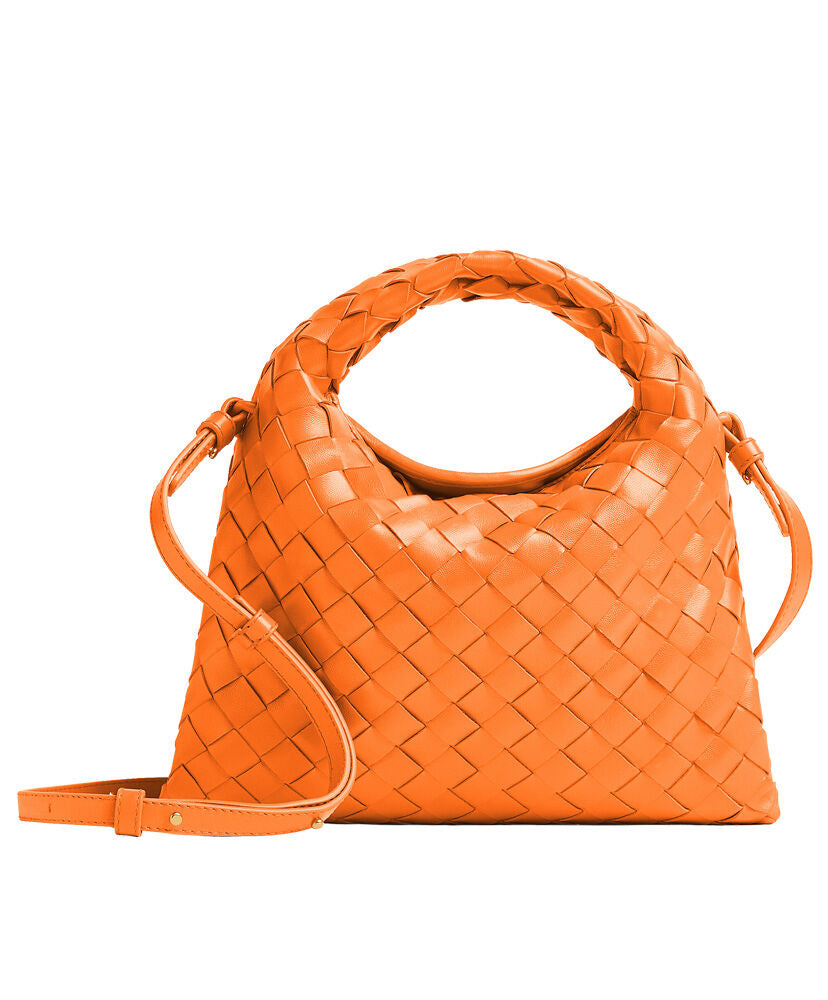 Mini Hop Intrecciato Leather Shoulder Bag