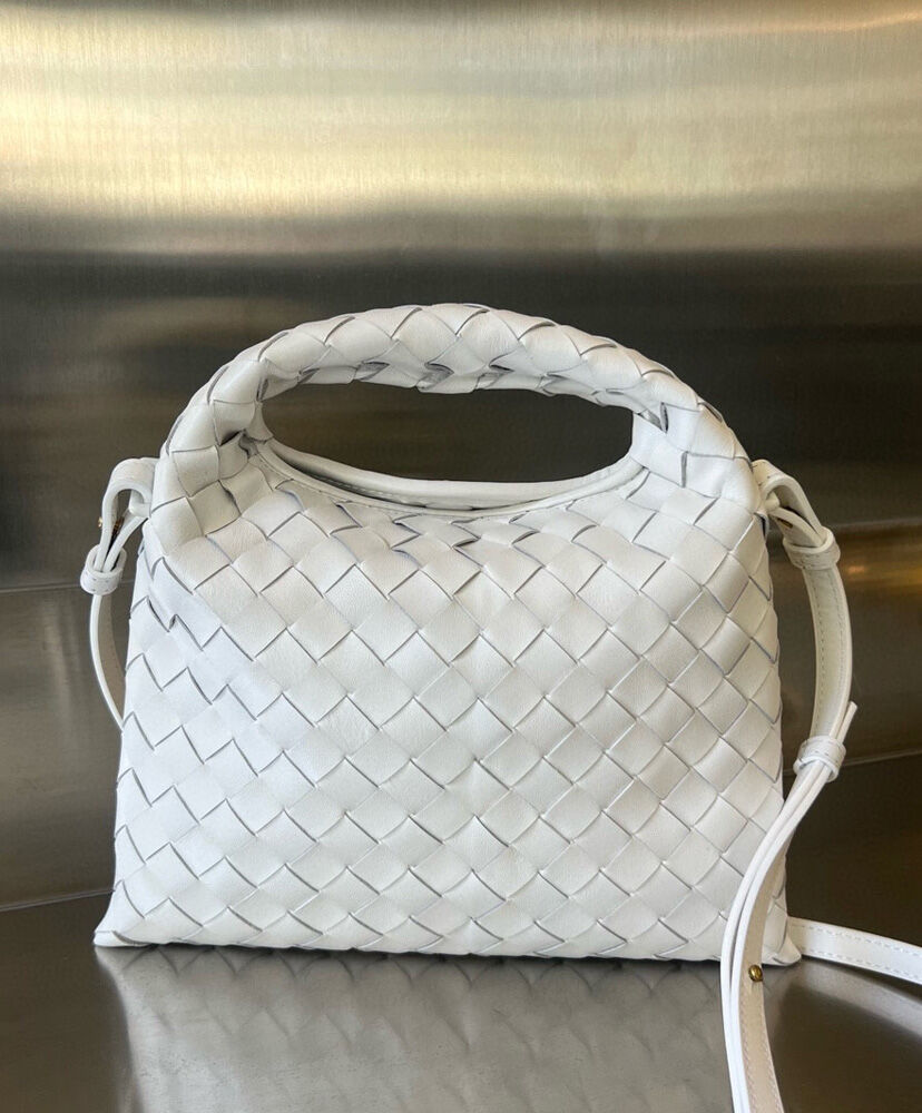 Mini Hop Intrecciato Leather Shoulder Bag