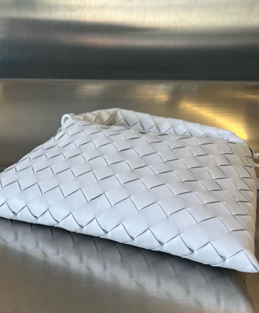 Mini Hop Intrecciato Leather Shoulder Bag