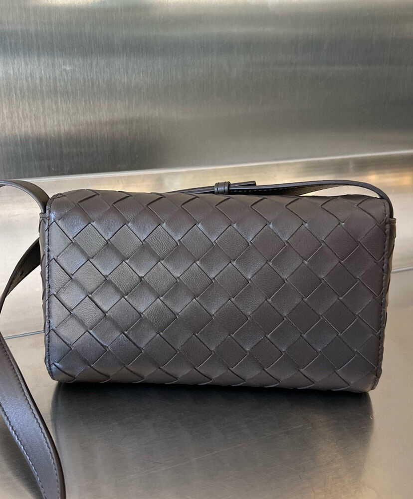 Andiamo Mini Intrecciato Leather Shoulder Bag