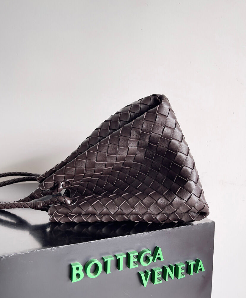 Parachute Large Intrecciato Leather Shoulder Bag