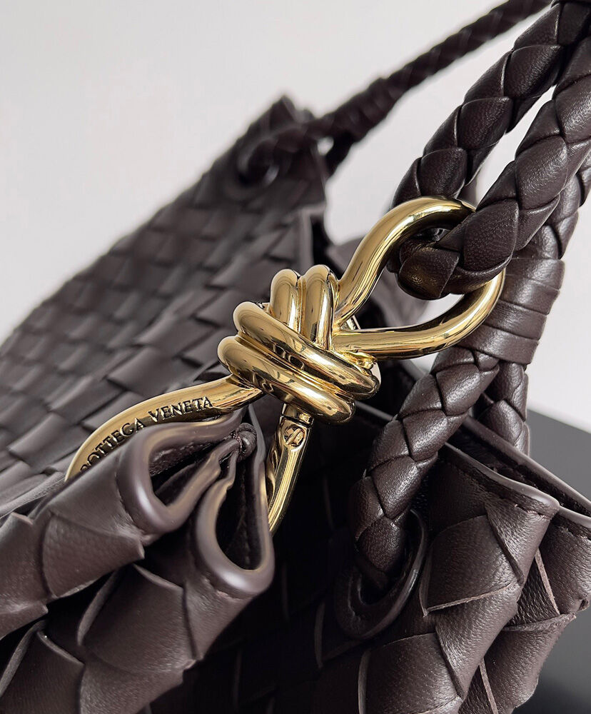 Parachute Large Intrecciato Leather Shoulder Bag