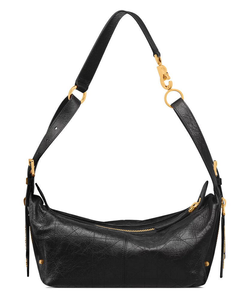 Small D-Journey Bag in Shiny Goatskin