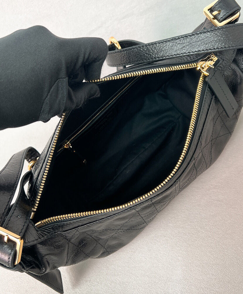 Small D-Journey Bag in Shiny Goatskin
