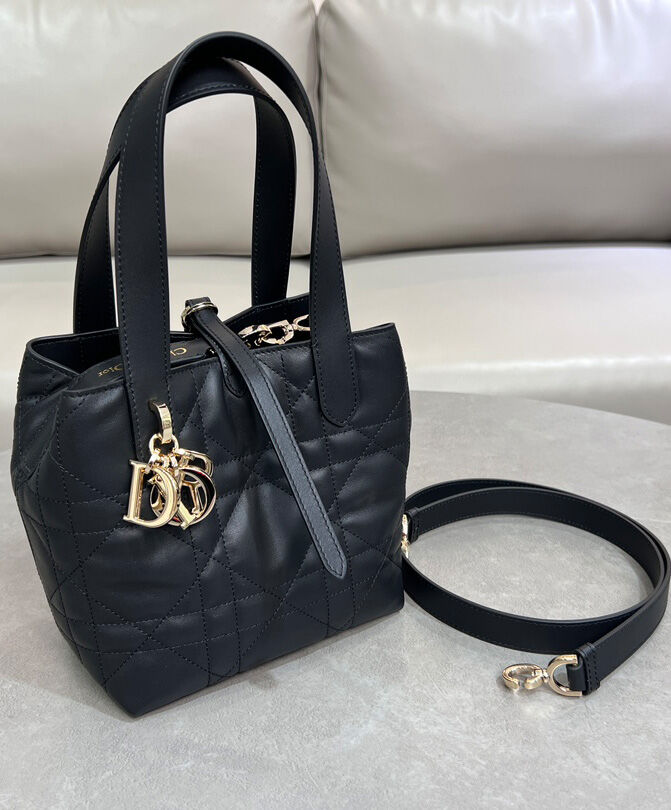 Small Dior Toujours Vertical Tote Bag