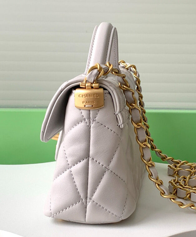 Mini Flap Bag With Top Handle