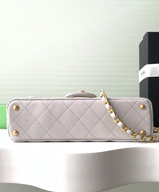 Mini Flap Bag With Top Handle