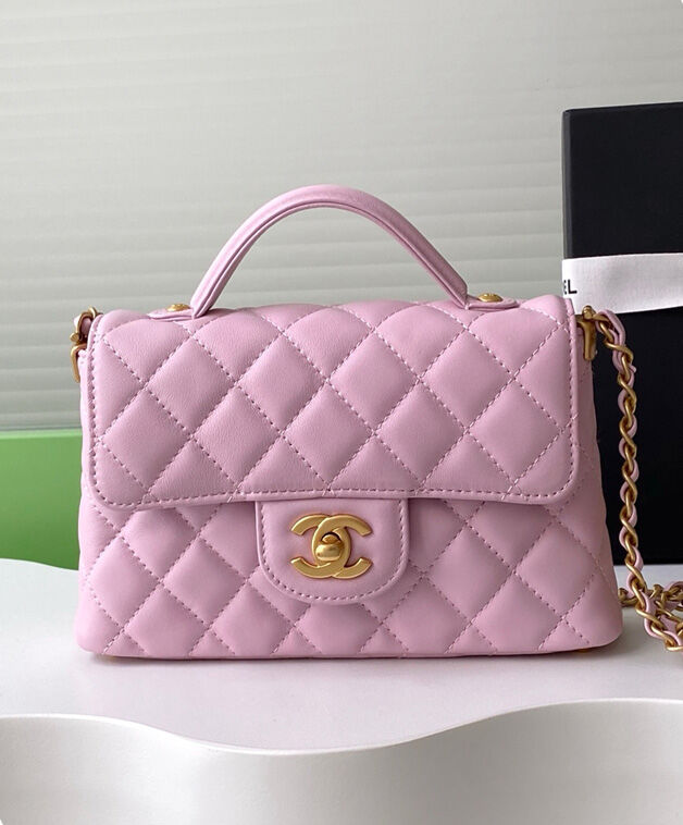 Small Flap Bag With Top Handle