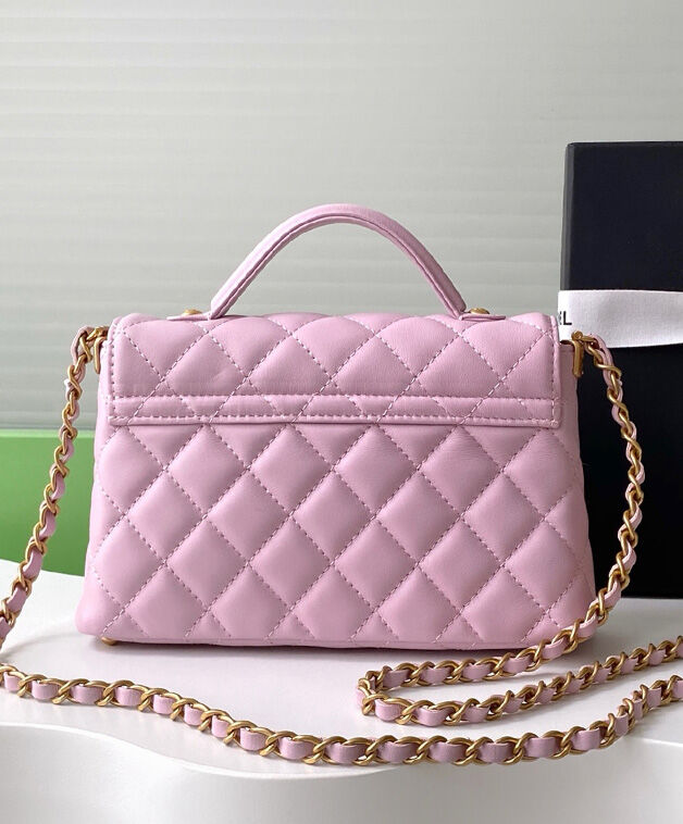 Small Flap Bag With Top Handle