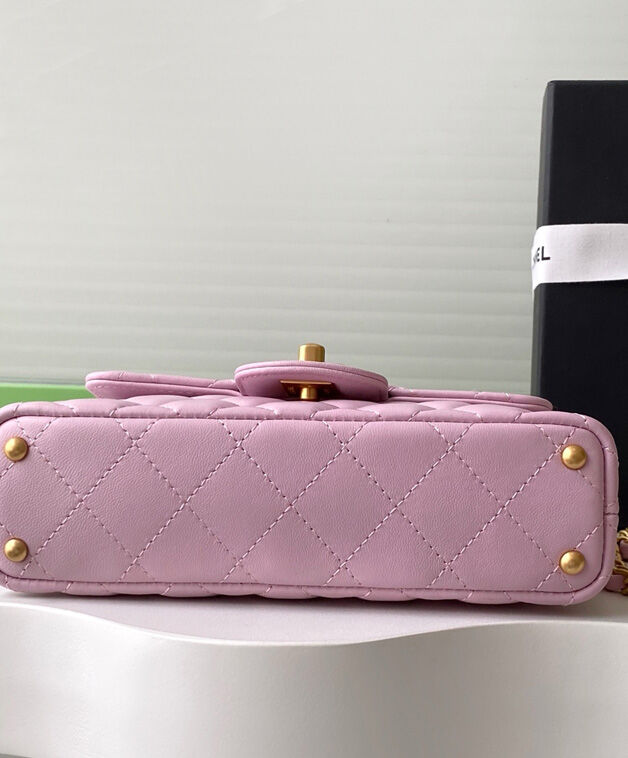 Small Flap Bag With Top Handle