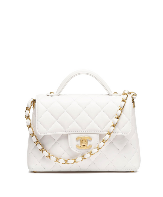 Small Flap Bag With Top Handle