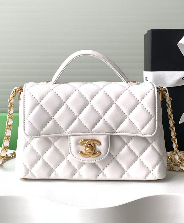 Small Flap Bag With Top Handle