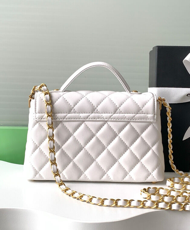 Small Flap Bag With Top Handle