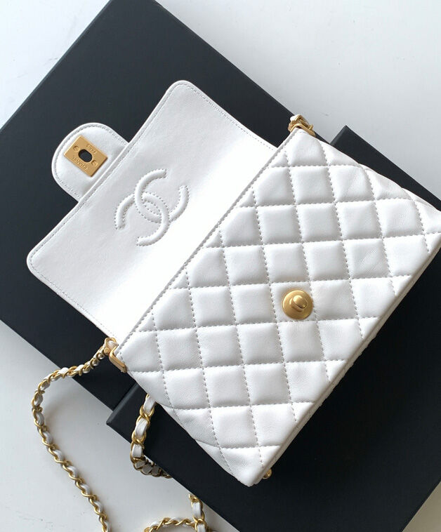 Small Flap Bag With Top Handle
