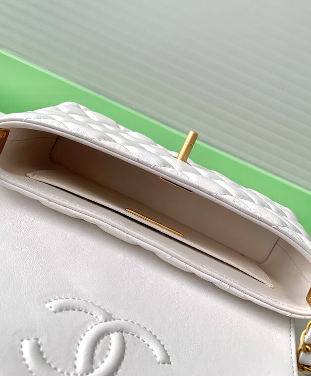 Small Flap Bag With Top Handle
