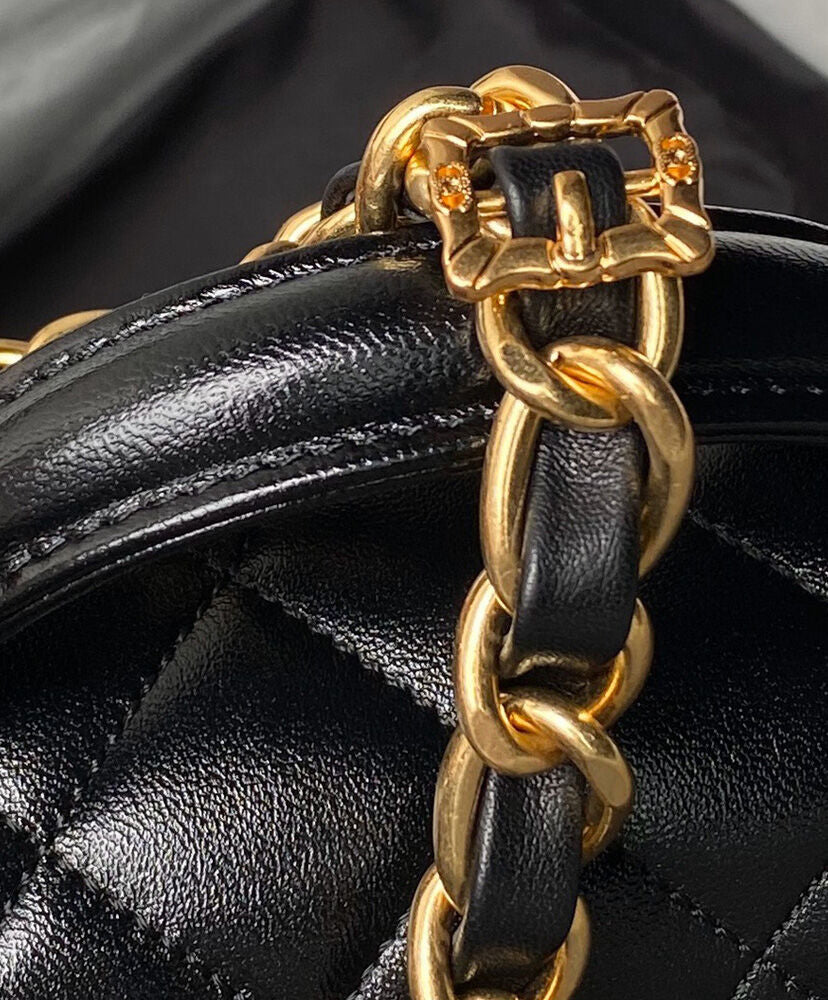 Mini Flap Bag With Top Handle