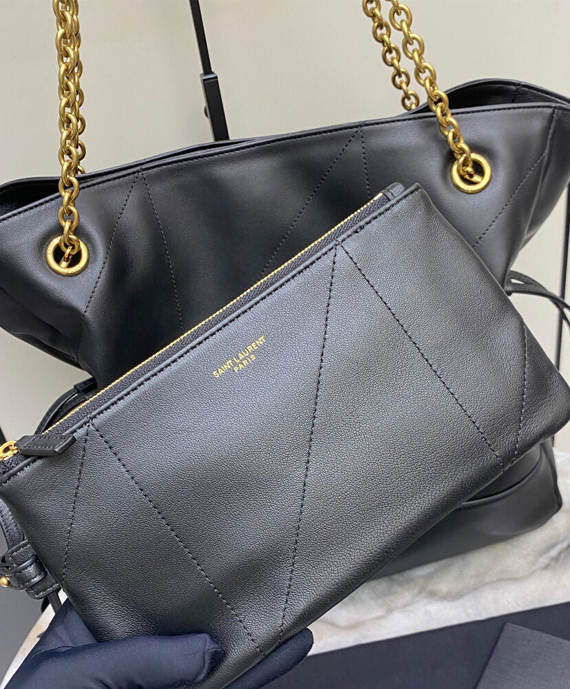 Jamie Shopping Bag In Lambskin