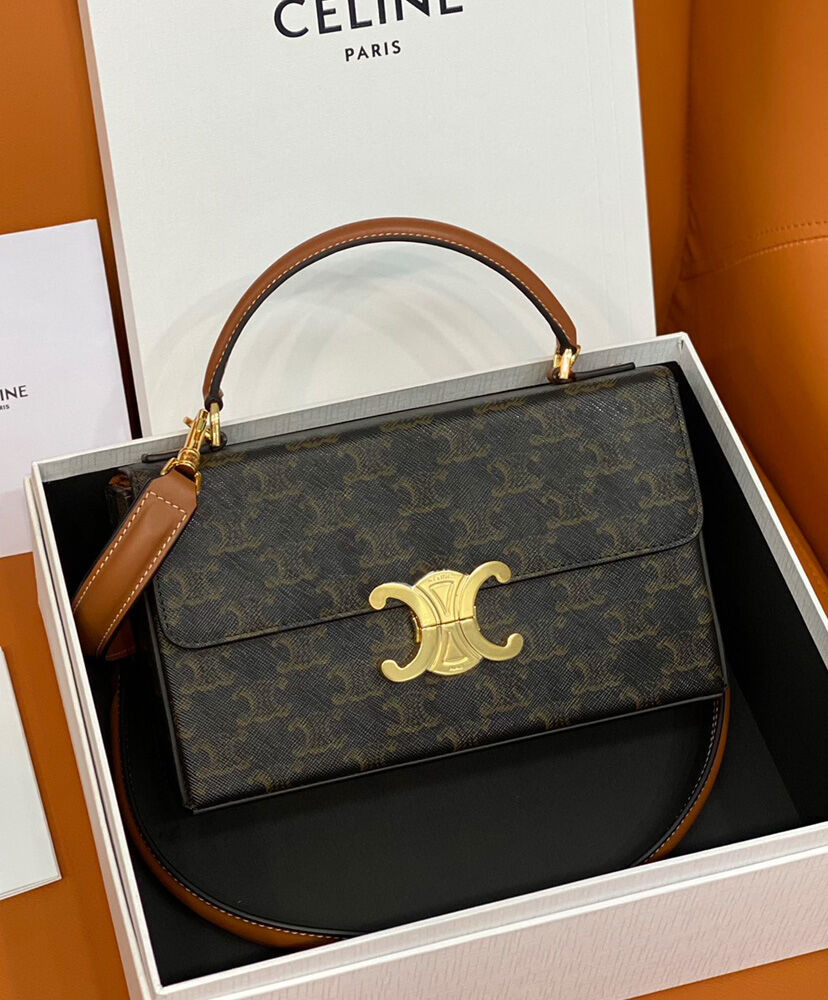Box Triomphe In Natural Calfskin