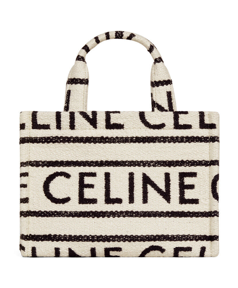 Celine Large Cabas Thais in Textile with Celine All-Over