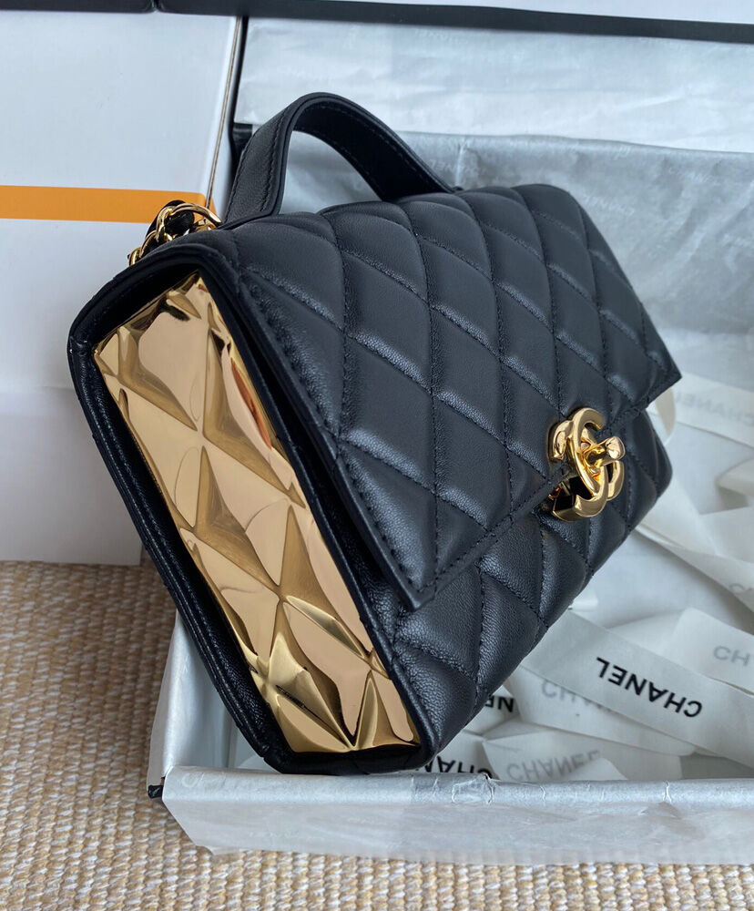 Mini Flap Bag With Handle