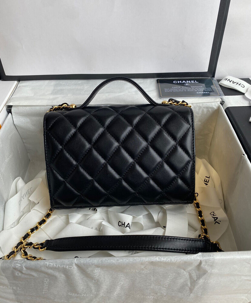 Mini Flap Bag With Handle