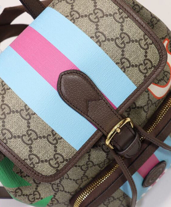 Backpack With Interlocking G