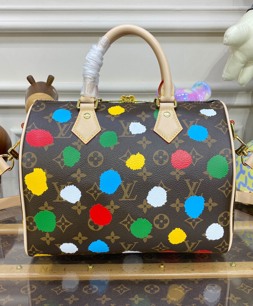 LV x YK Speedy Bandouliere 25