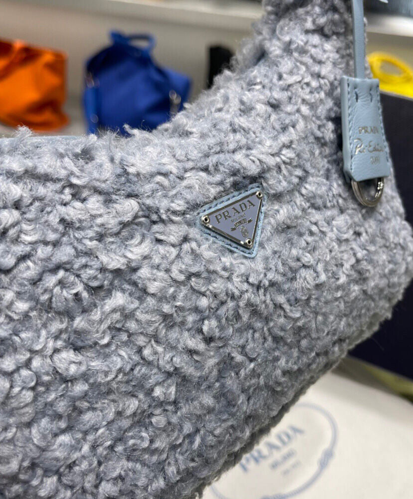 Re-Edition 2000 Shearling Mini Bag