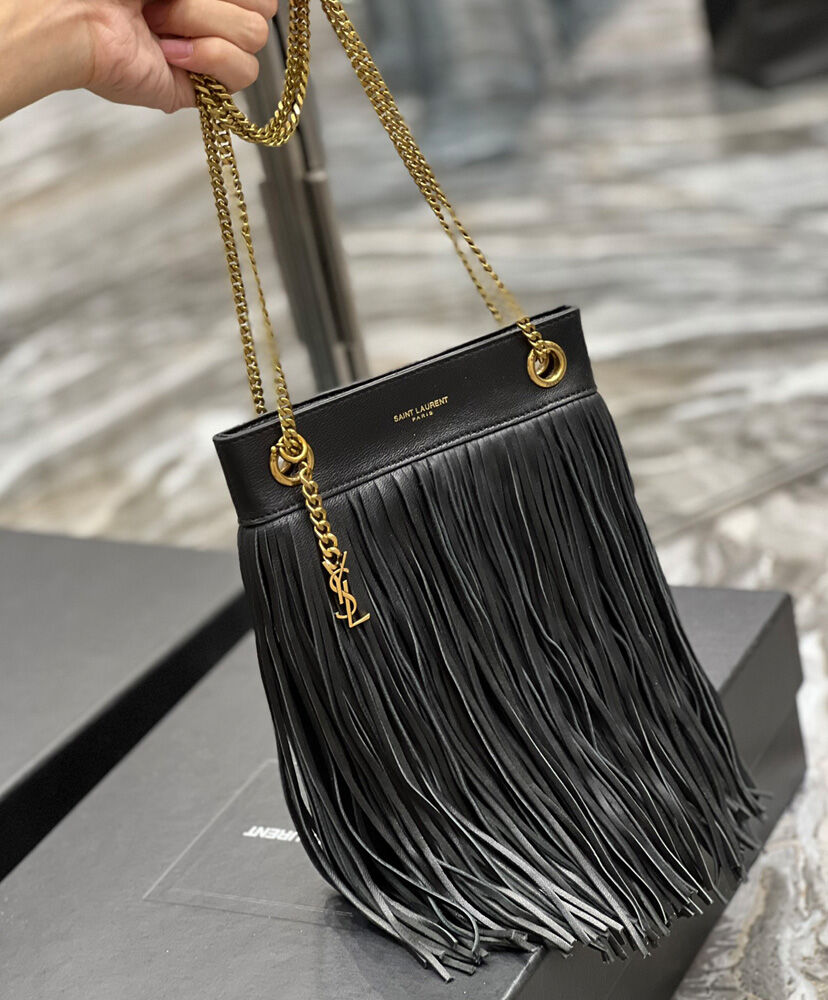 Grace Small Chain Bag In Lambskin And Suede