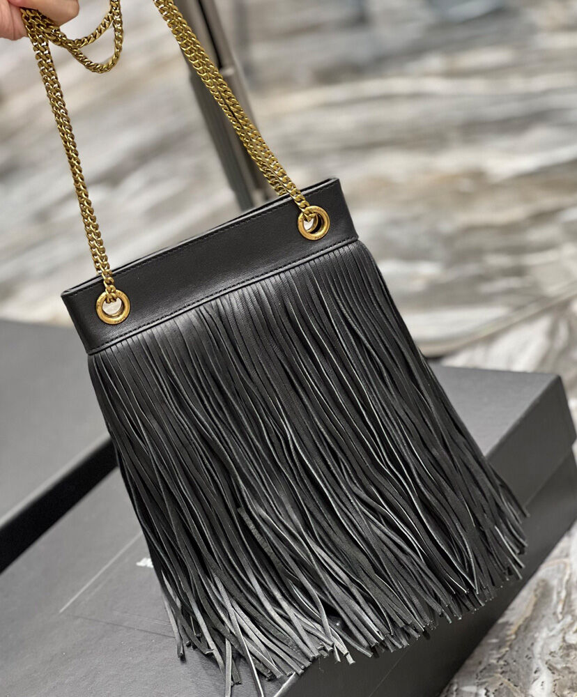 Grace Small Chain Bag In Lambskin And Suede