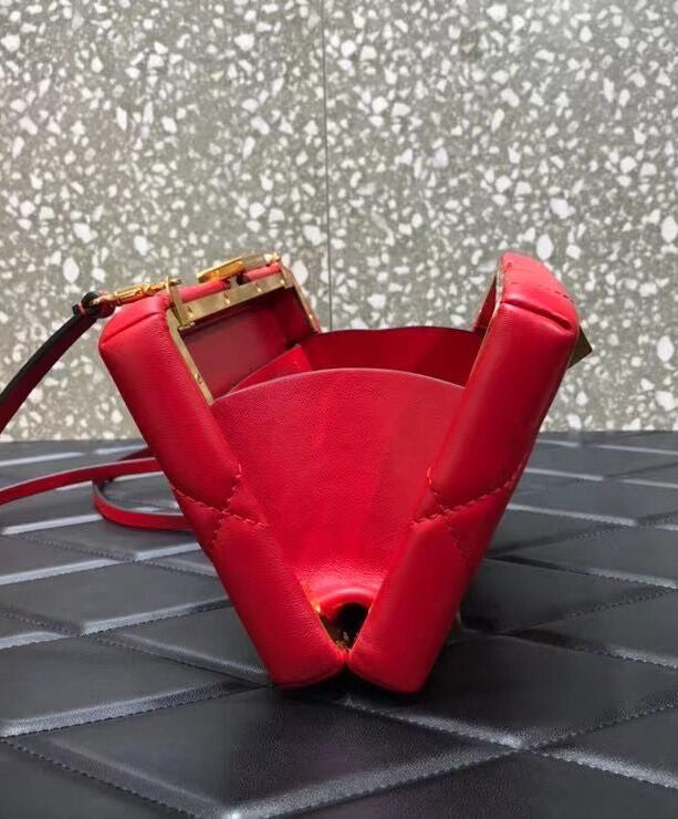 Roman Stud Minaudiere Clutch Bag