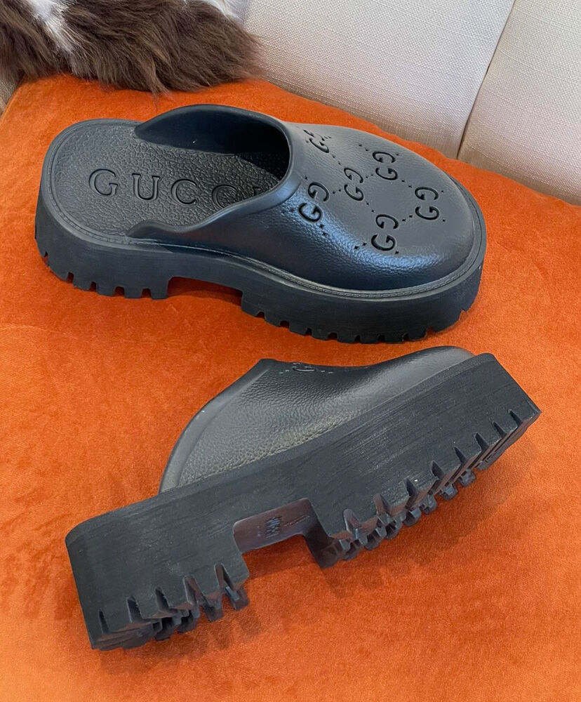 Women's Platform Perforated G Sandal
