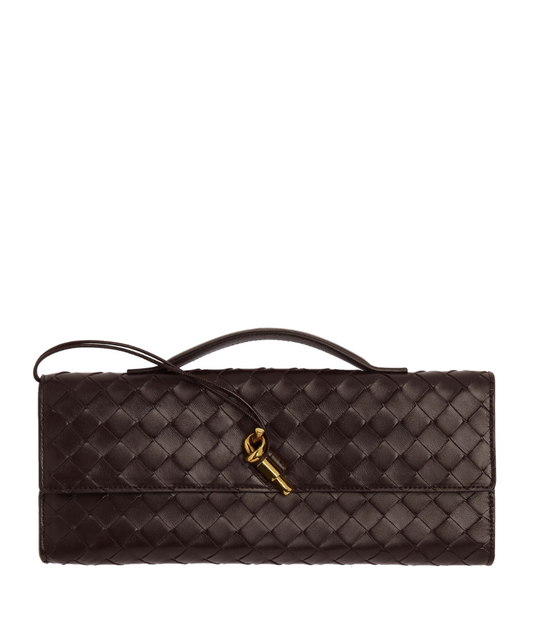 Andiamo Long Small Leather Clutch