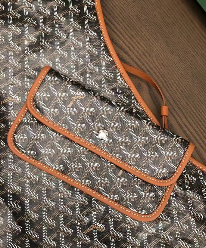 Goyard Boheme Hobo Bag Black/Tan