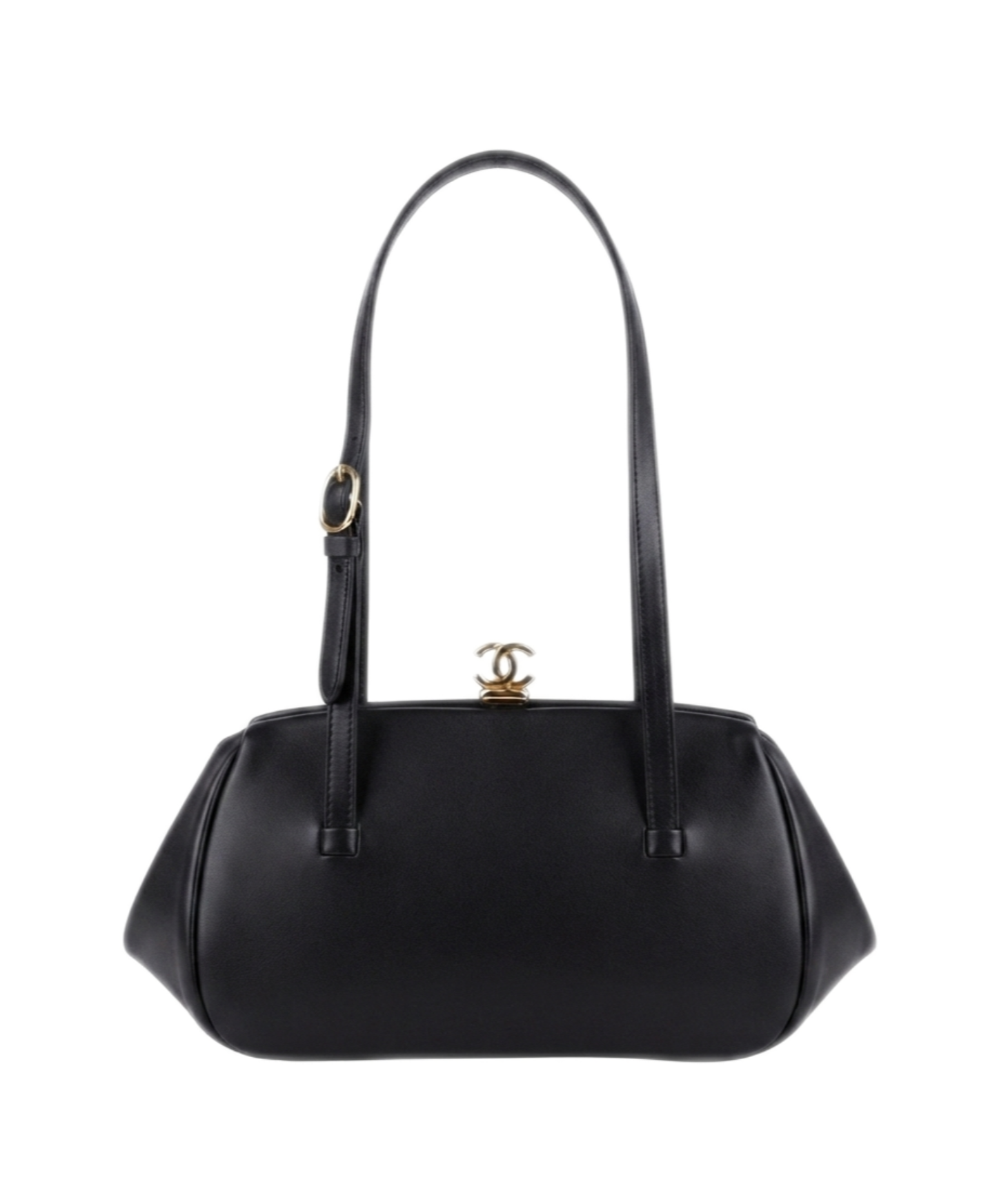 Clutch With Leather Strap