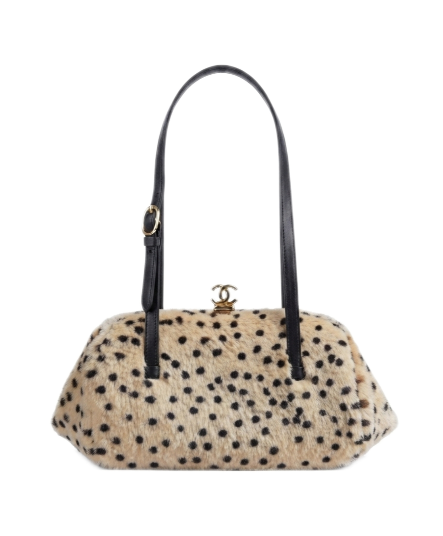 Clutch With Leather Strap