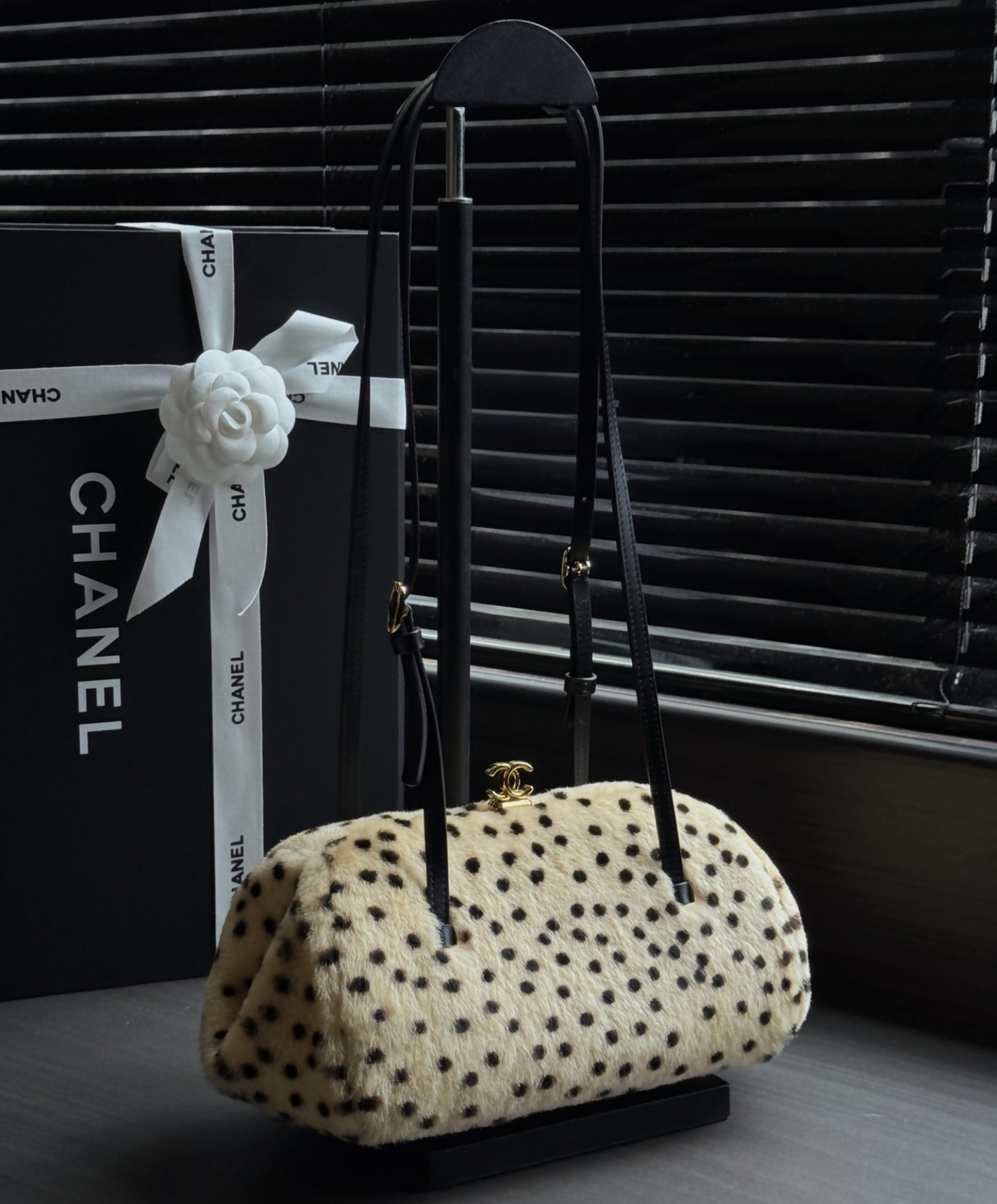 Clutch With Leather Strap