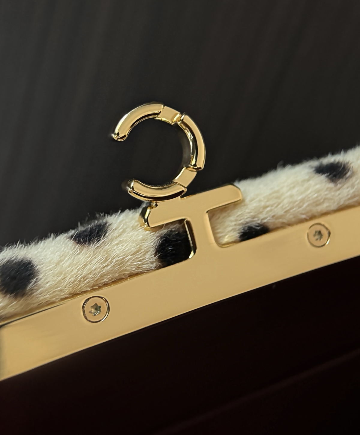 Clutch With Leather Strap