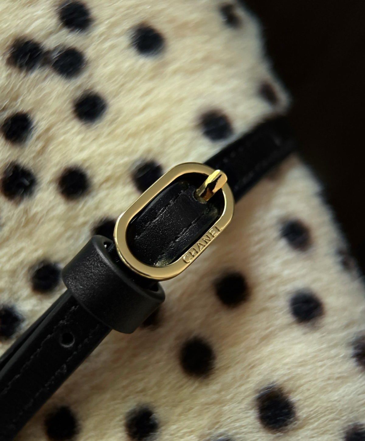 Clutch With Leather Strap