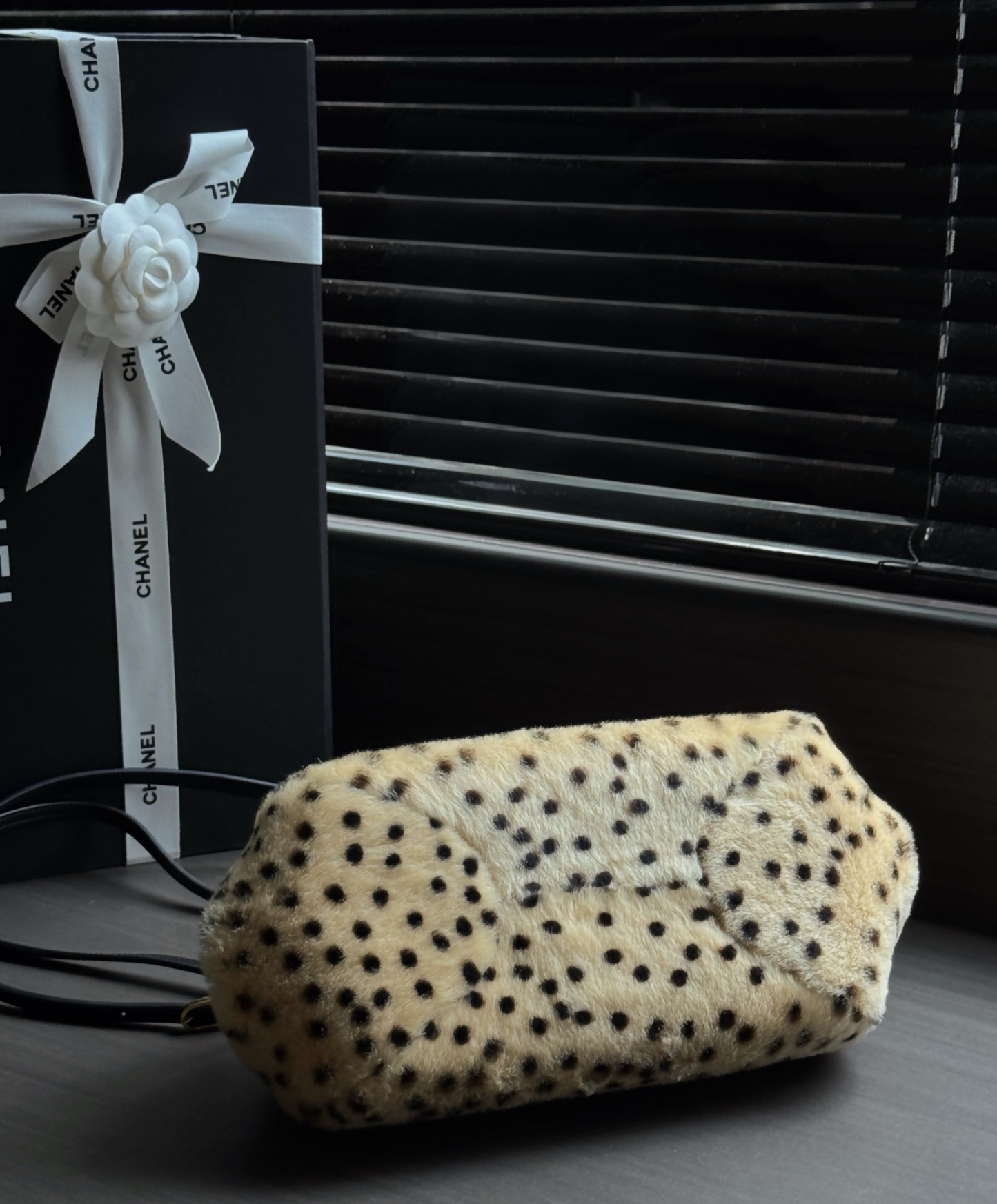 Clutch With Leather Strap