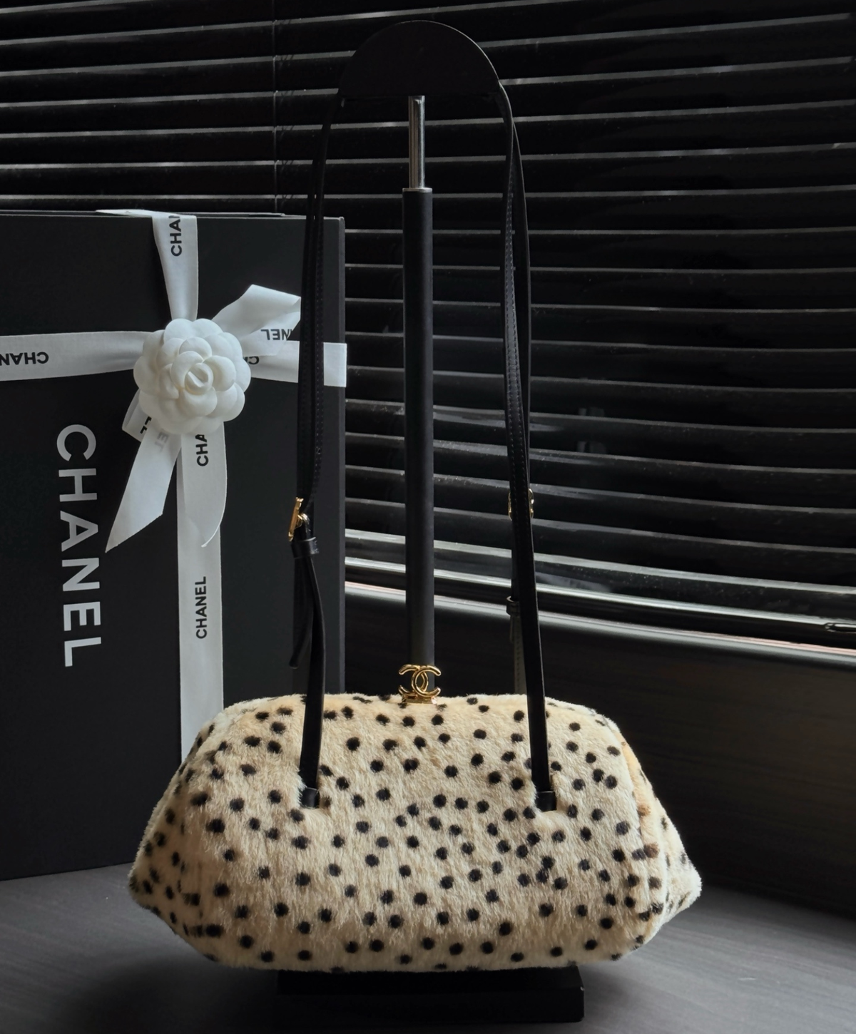 Clutch With Leather Strap