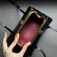 Clutch With Leather Strap