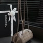 Clutch With Leather Strap