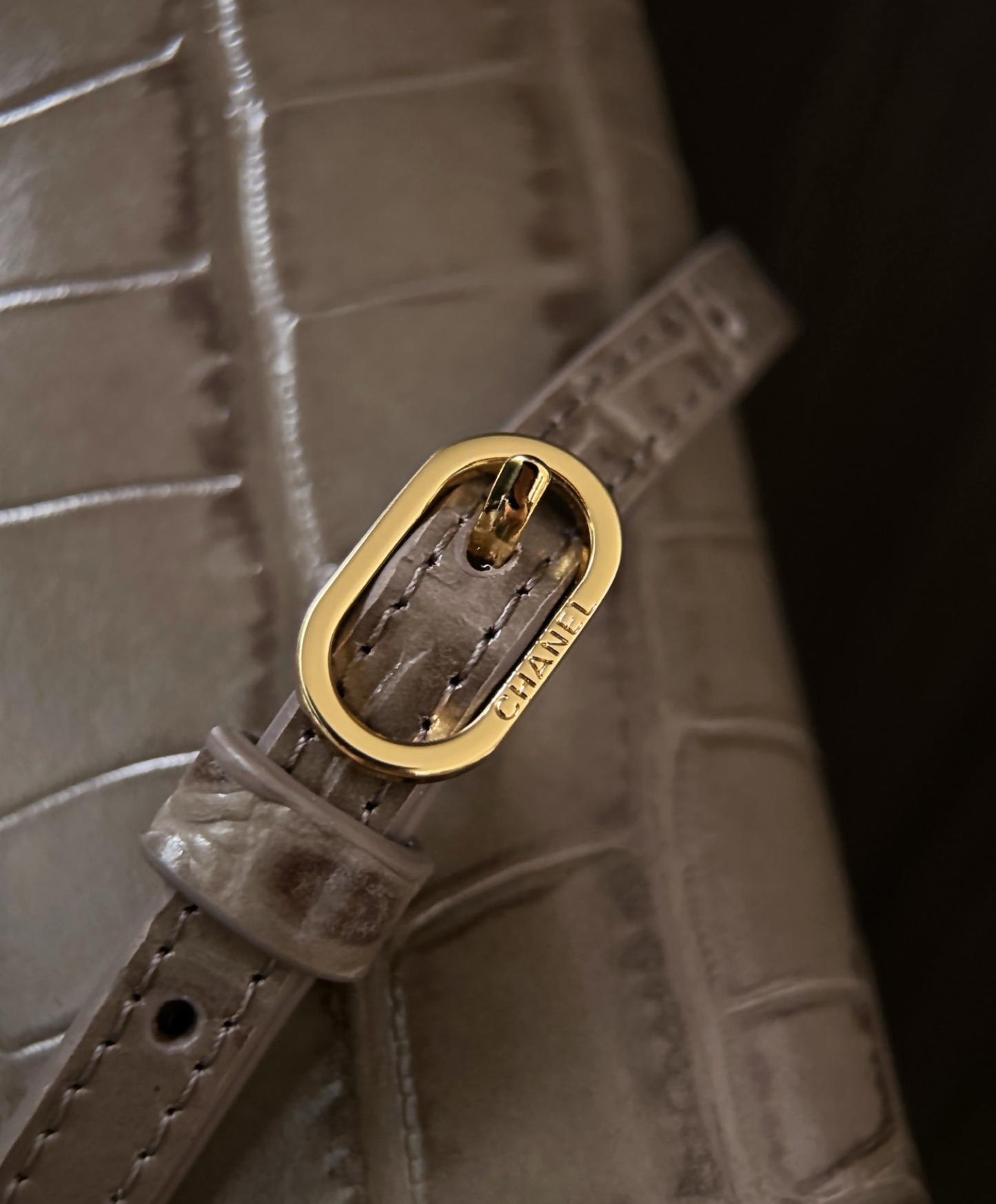 Clutch With Leather Strap